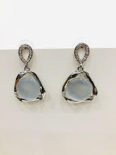 TEAR DROP GEMSTONE EARRINGS