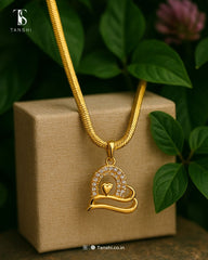 HEART CROWN RADIANCE PENDANT