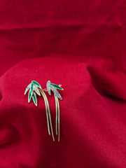 Emerald Cascade Earrings – Grace in Motion