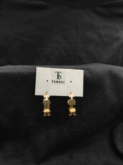 Golden Floral Hoop Earrings – Bloom with Elegance!