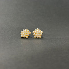 PEARL BOOM STUDD EARRINGS