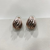 MATTE GOLD INTERLINKED HOOP EARRINGS – MODERN GLAM
