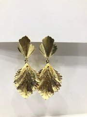 GOLDEN LEAF LUXE EARRINGS –NATURE'S GLAM REDIFINED
