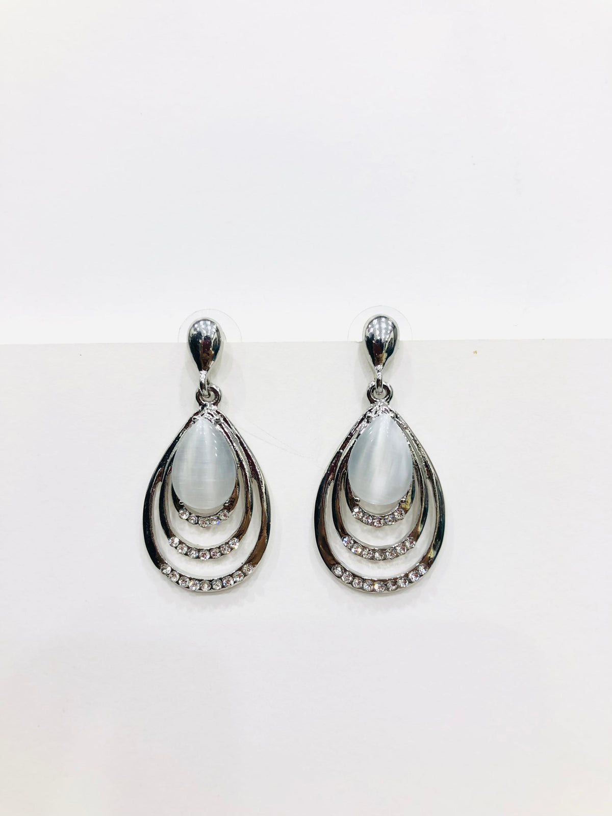 💫 ELEGANT TEARDROP CRYSTAL EARRINGS 💫