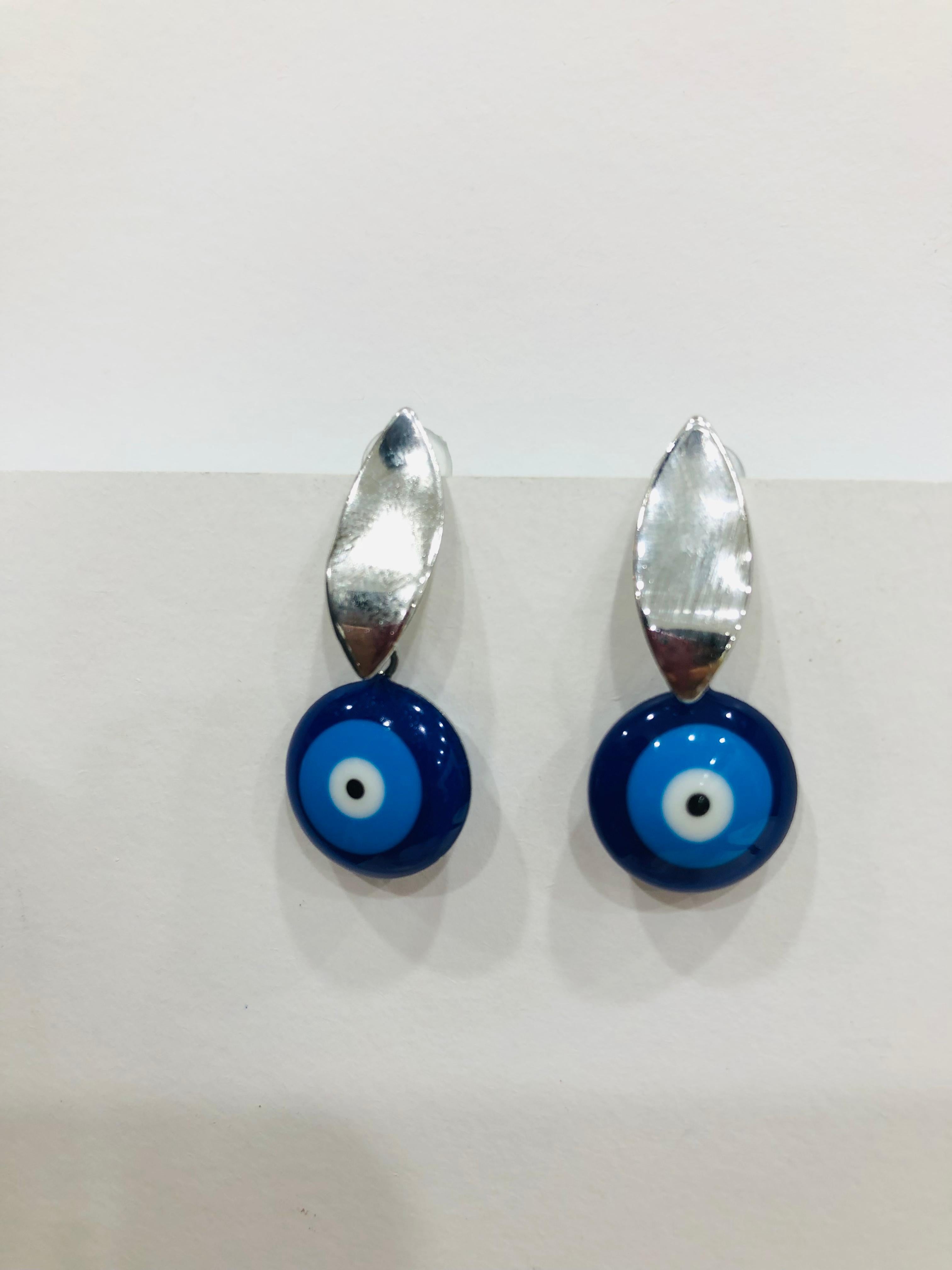 EVIL EYE DROP EARRINGS-STYLISH PROTECTION