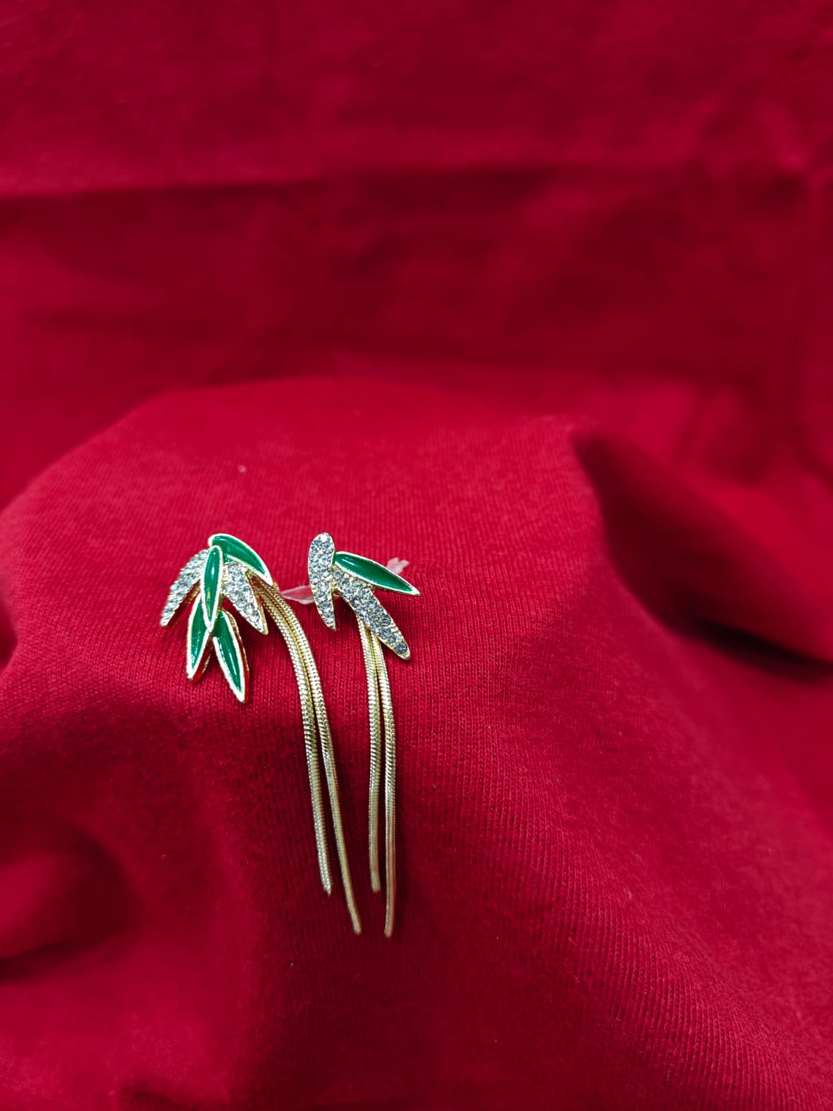 Emerald Cascade Earrings – Grace in Motion
