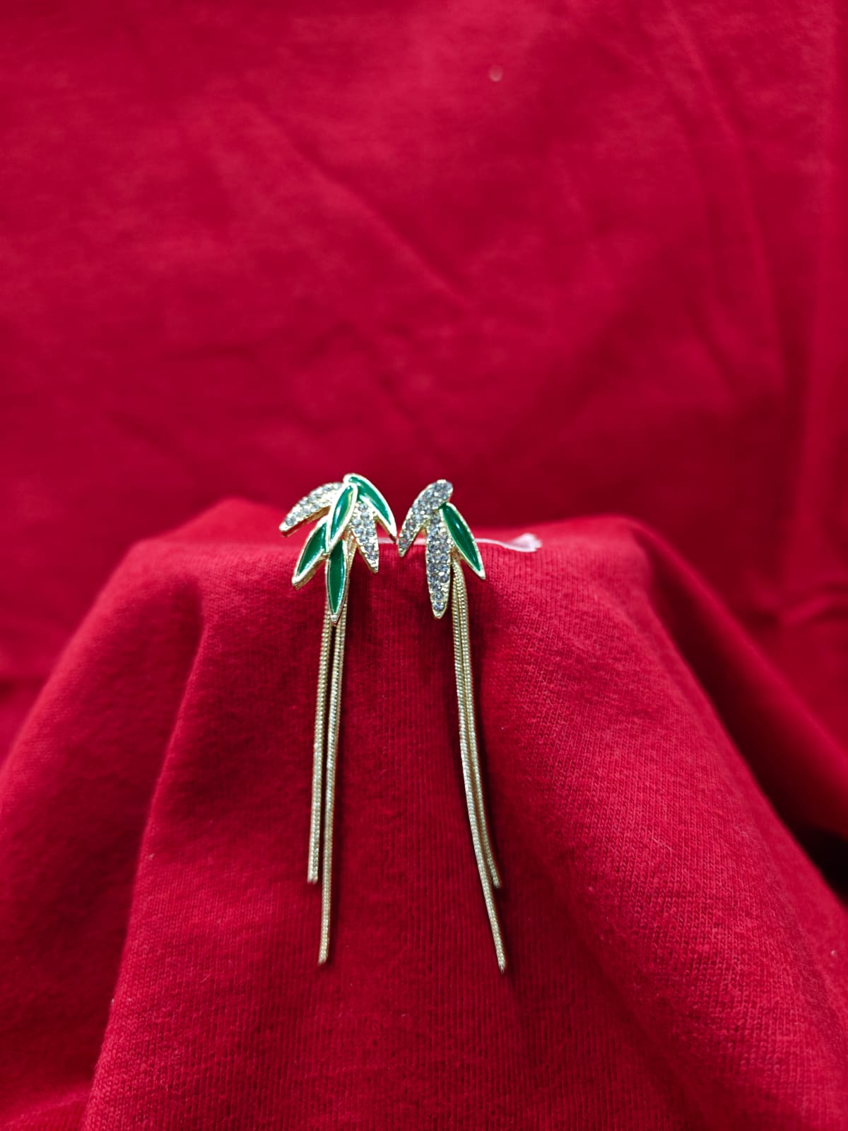 Emerald Cascade Earrings – Grace in Motion