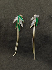 Emerald Cascade Earrings – Grace in Motion