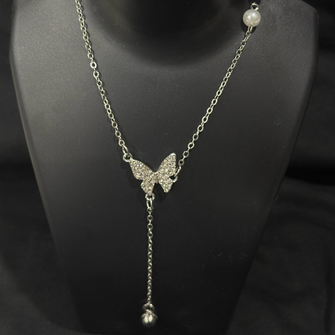 Trendy Butterfly Pendant Necklace