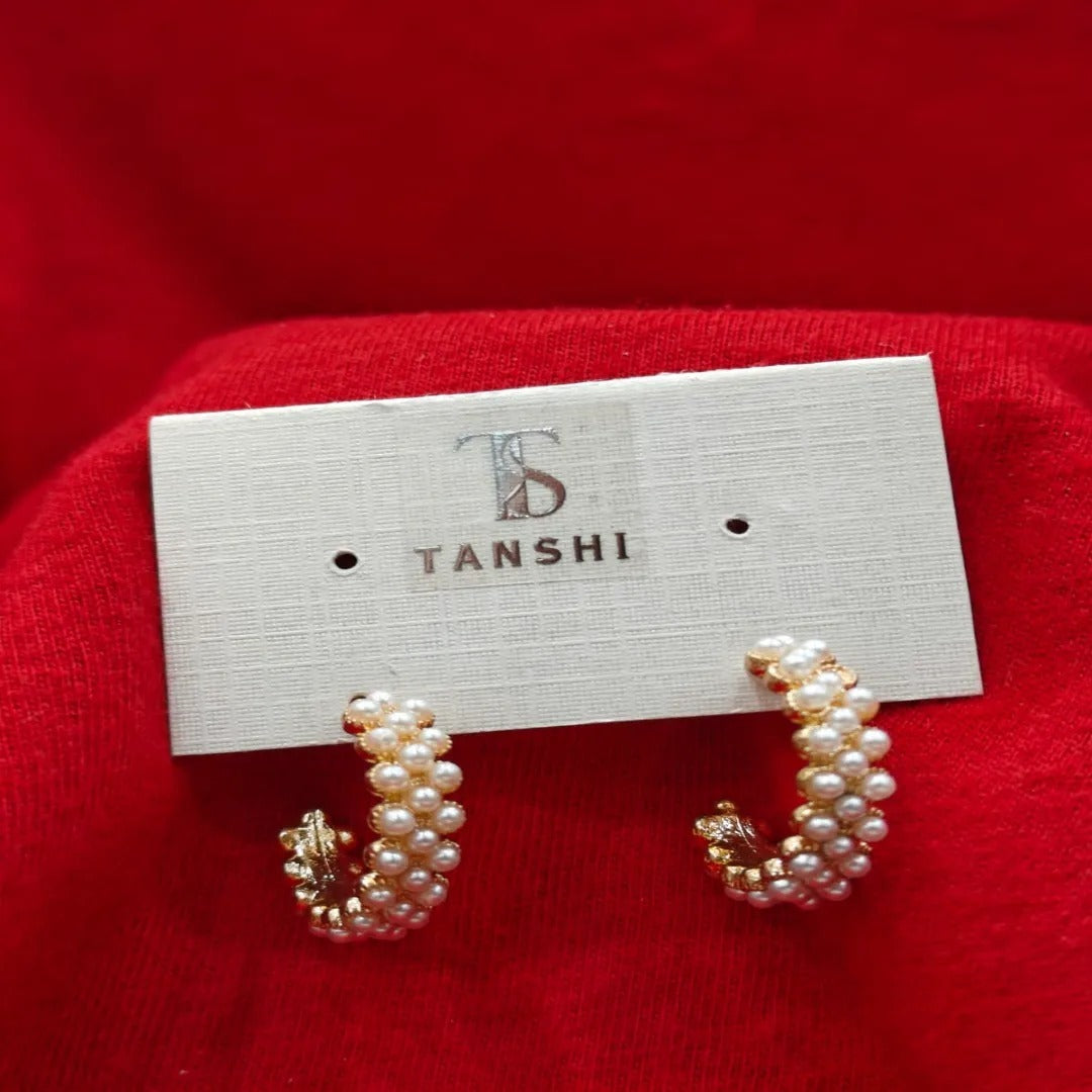 Elegant Gold Chain Necklace with Pearls & Pink Beads
