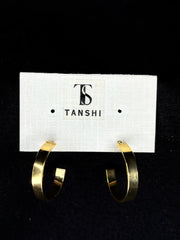 Timeless Gold-Tone Hoop Earrings – Minimal & Elegant ✨