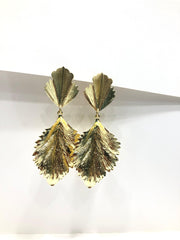 GOLDEN LEAF LUXE EARRINGS –NATURE'S GLAM REDIFINED