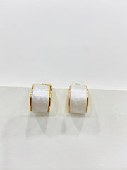 ELEGANT HALF HOOP STUD